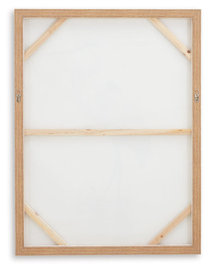 Aubinell - Beige - Wall Art Set (Set of 2) - Hornell Furniture Outlet