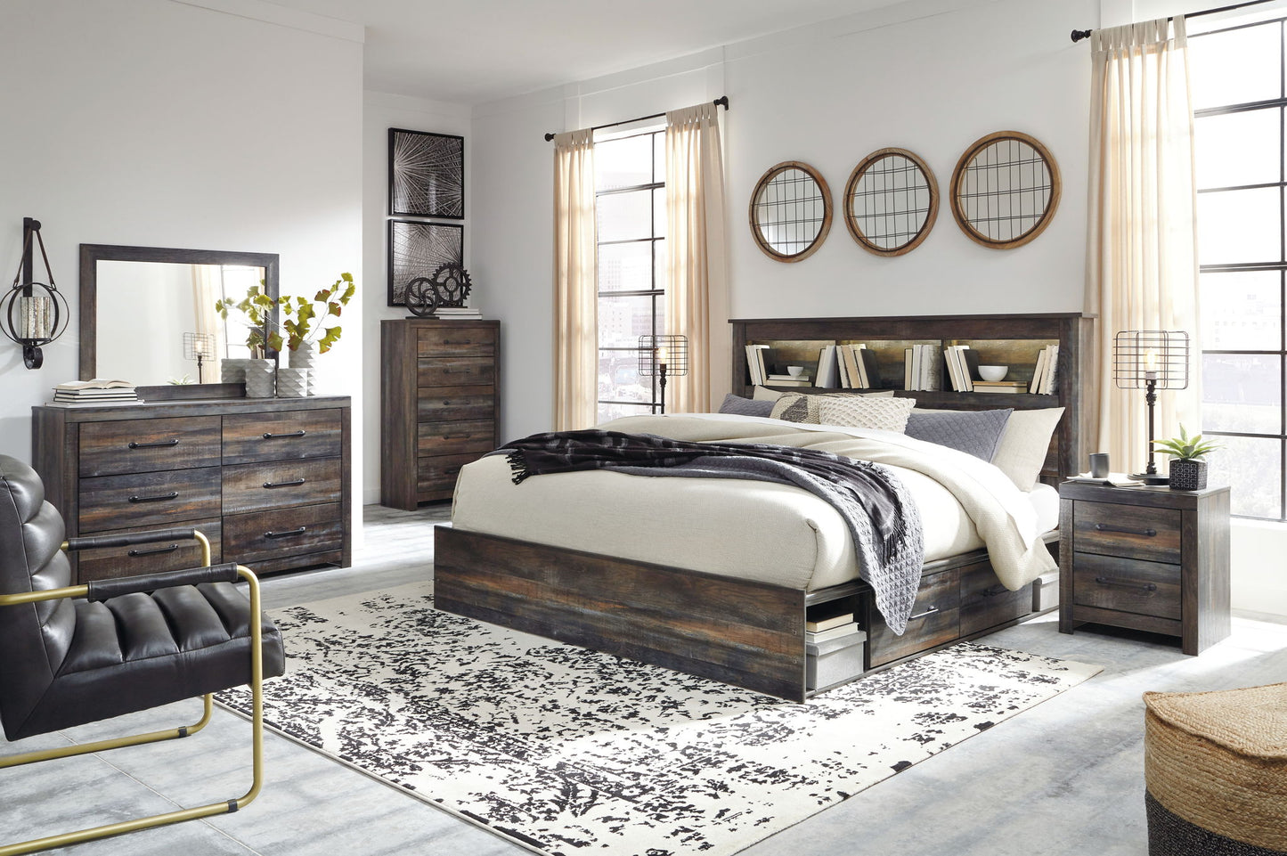 Drystan - Panel Bookcase Bed - Hornell Furniture Outlet