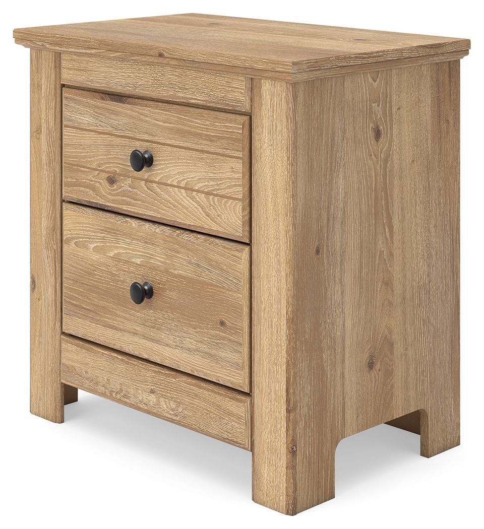 Makidern - Two Drawer Night Stand - Hornell Furniture Outlet