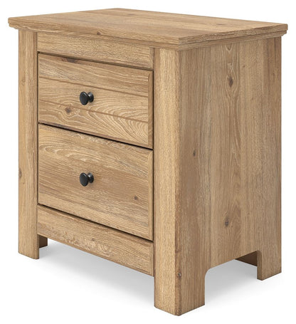 Makidern - Two Drawer Night Stand - Hornell Furniture Outlet