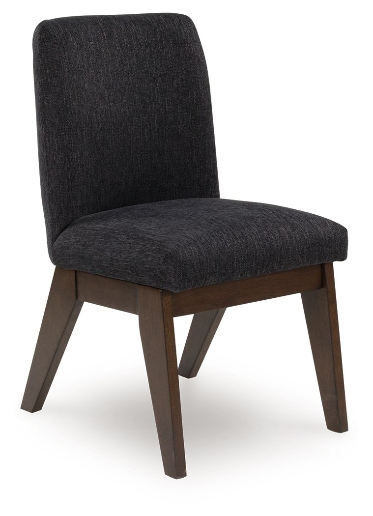 Dilenno - Dark Brown - Dining Upholstered Side Chair (Set of 2) - Hornell Furniture Outlet