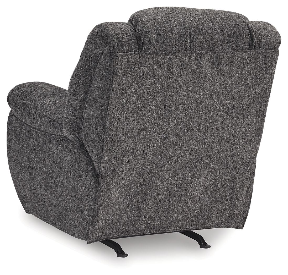Foreside - Charcoal - Rocker Recliner - Hornell Furniture Outlet