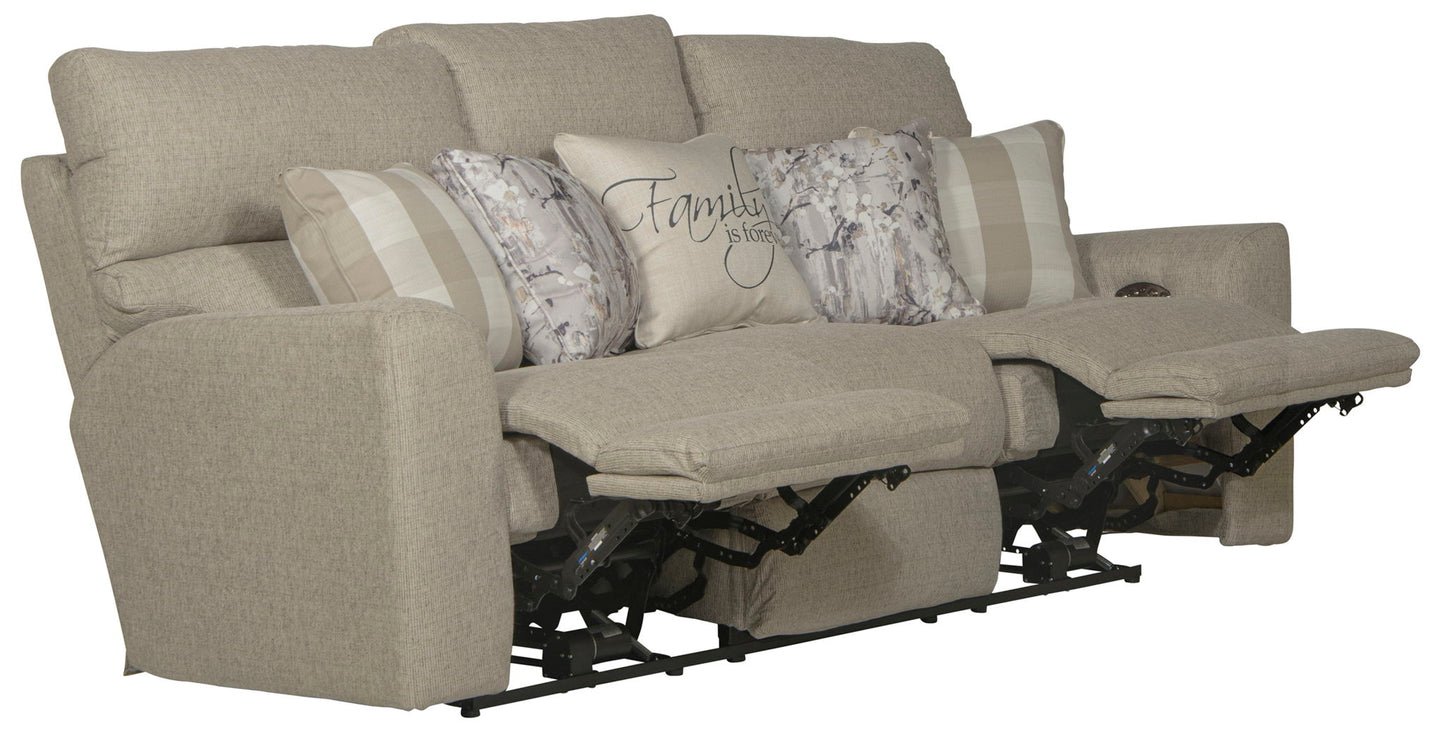 Searsport - Power Headrest Reclining Sofa - Hornell Furniture Outlet
