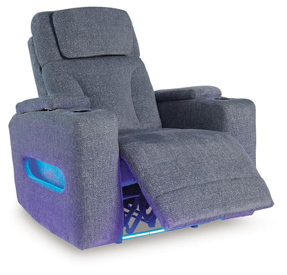 Studio Cave - Steel - Power Recliner - Hornell Furniture Outlet