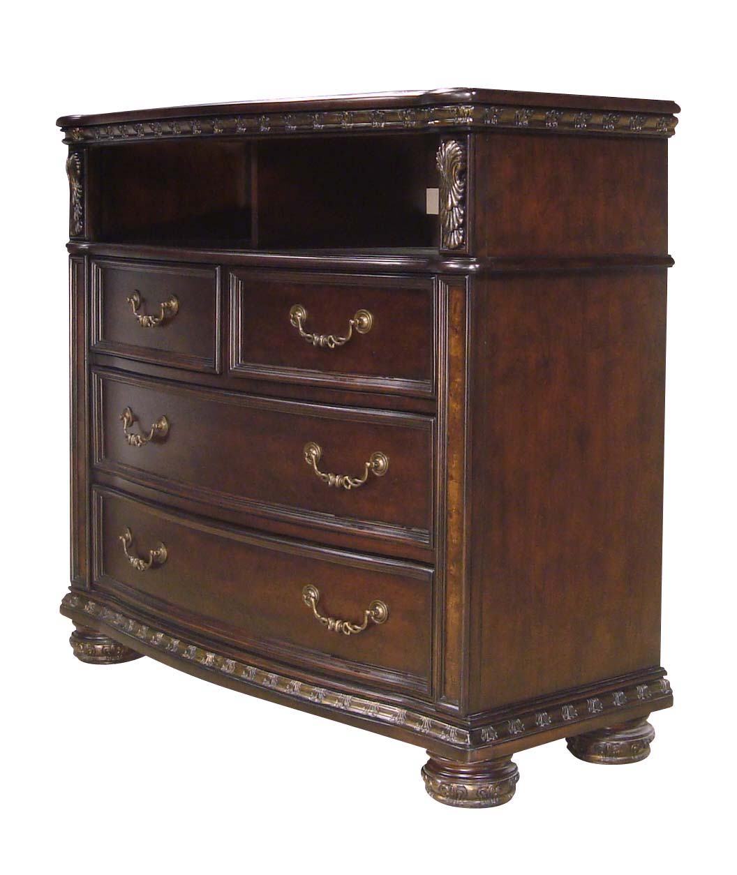 Monte Carlo - Media Chest - Dark Brown - Hornell Furniture Outlet