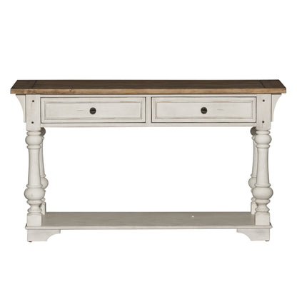 Morgan Creek - Sofa Table - White - Hornell Furniture Outlet