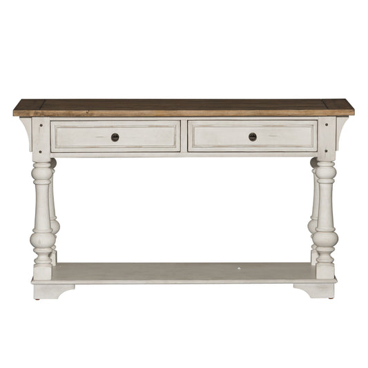 Morgan Creek - Sofa Table - White - Hornell Furniture Outlet
