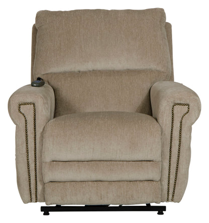 Warner - Power Headrest With Lumbar Power Lay Flat Recliner - Hornell Furniture Outlet