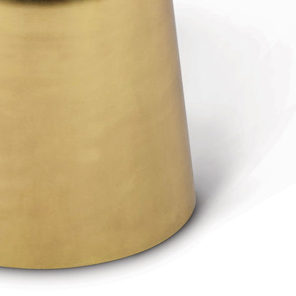 Jovana - Round End Table - Black - Hornell Furniture Outlet