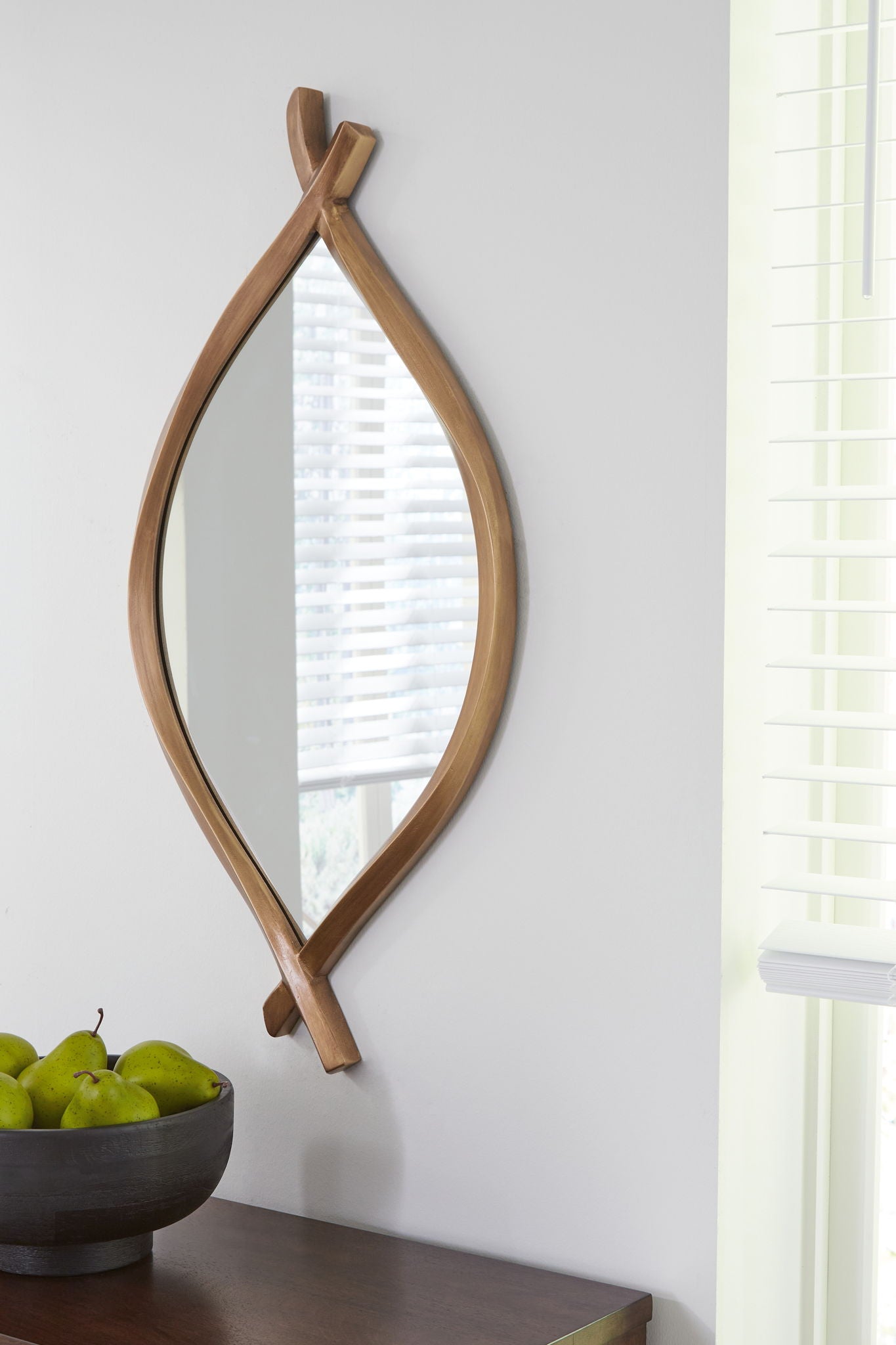 Bartner - Antique Gold Finish - Accent Mirror - Hornell Furniture Outlet