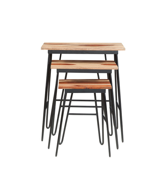 Tristan - Nesting Tables - Light Brown - Hornell Furniture Outlet