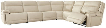 Double Deal - Reclining Sectional - Hornell Furniture Outlet