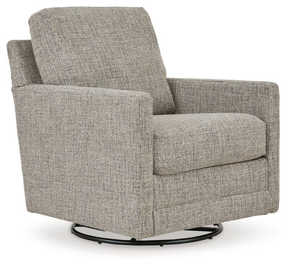 Bralynn - Linen - Swivel Glider Accent Chair - Hornell Furniture Outlet