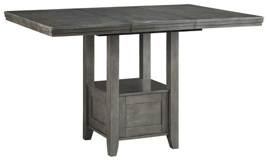 Hallanden - Gray - Rectangular Dining Room Counter Extension Table - Hornell Furniture Outlet