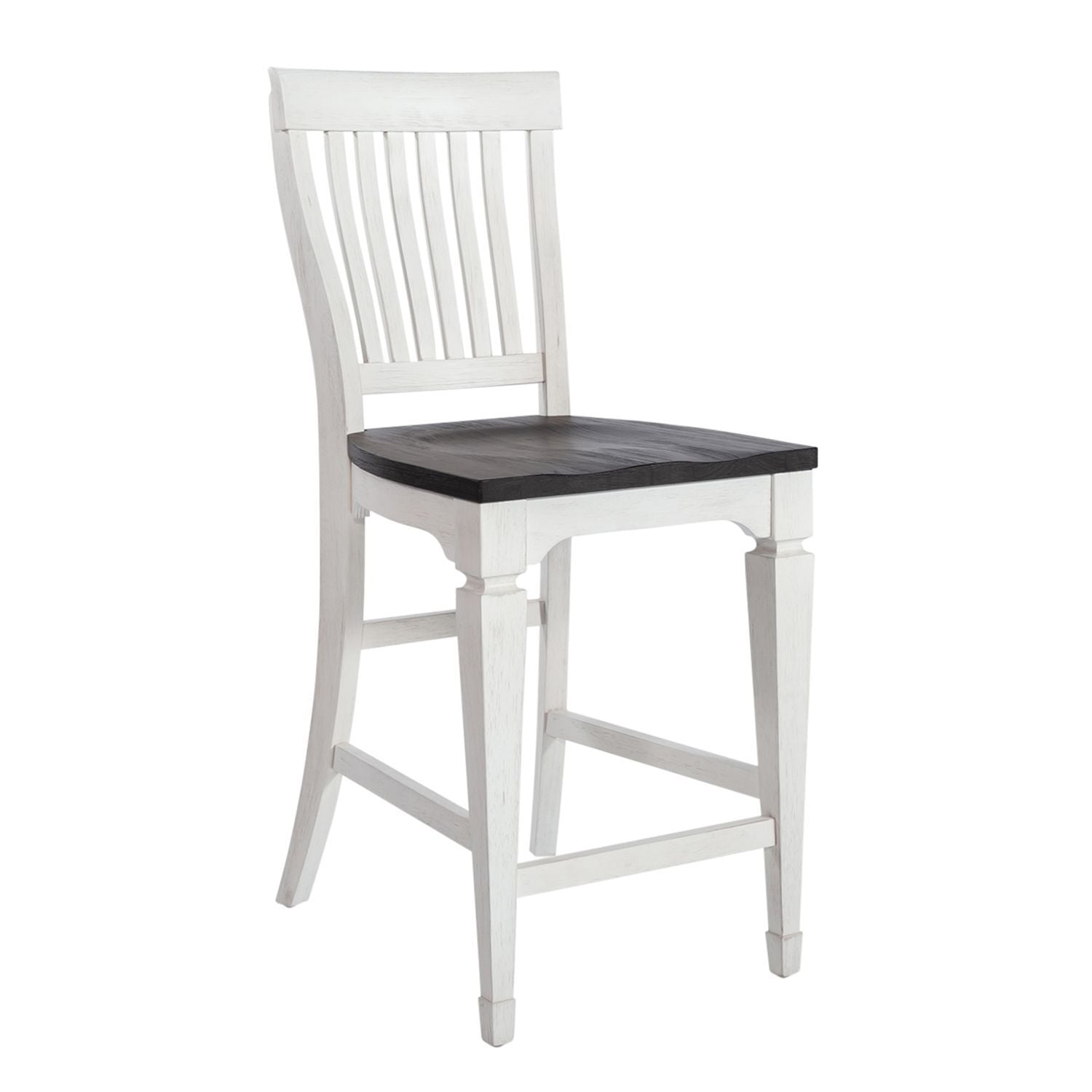 Allyson Park - 5 Piece Gathering Table Set - White - Hornell Furniture Outlet