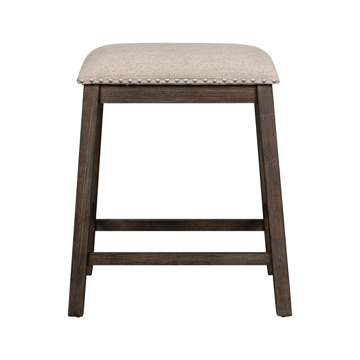 Harrison - Upholstered Console Stool - Brown - Hornell Furniture Outlet