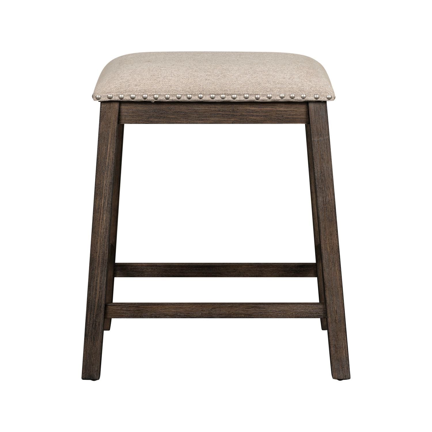 Harrison - Upholstered Console Stool - Brown - Hornell Furniture Outlet