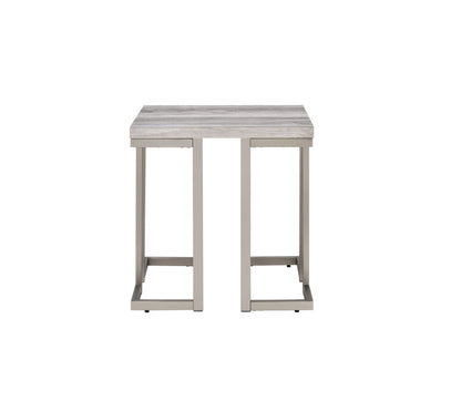 David - End Table - White - Hornell Furniture Outlet