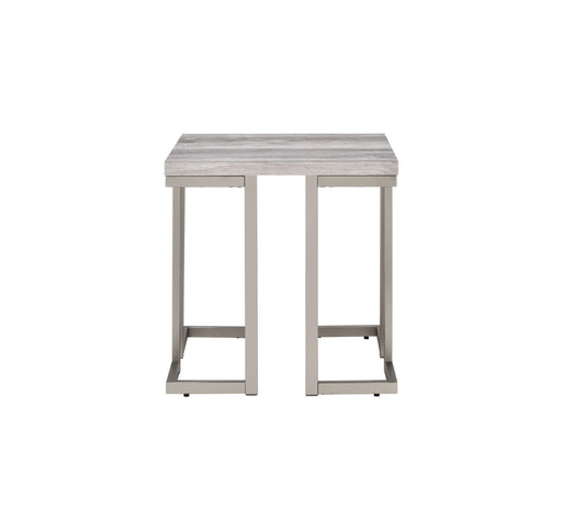 David - End Table - White - Hornell Furniture Outlet