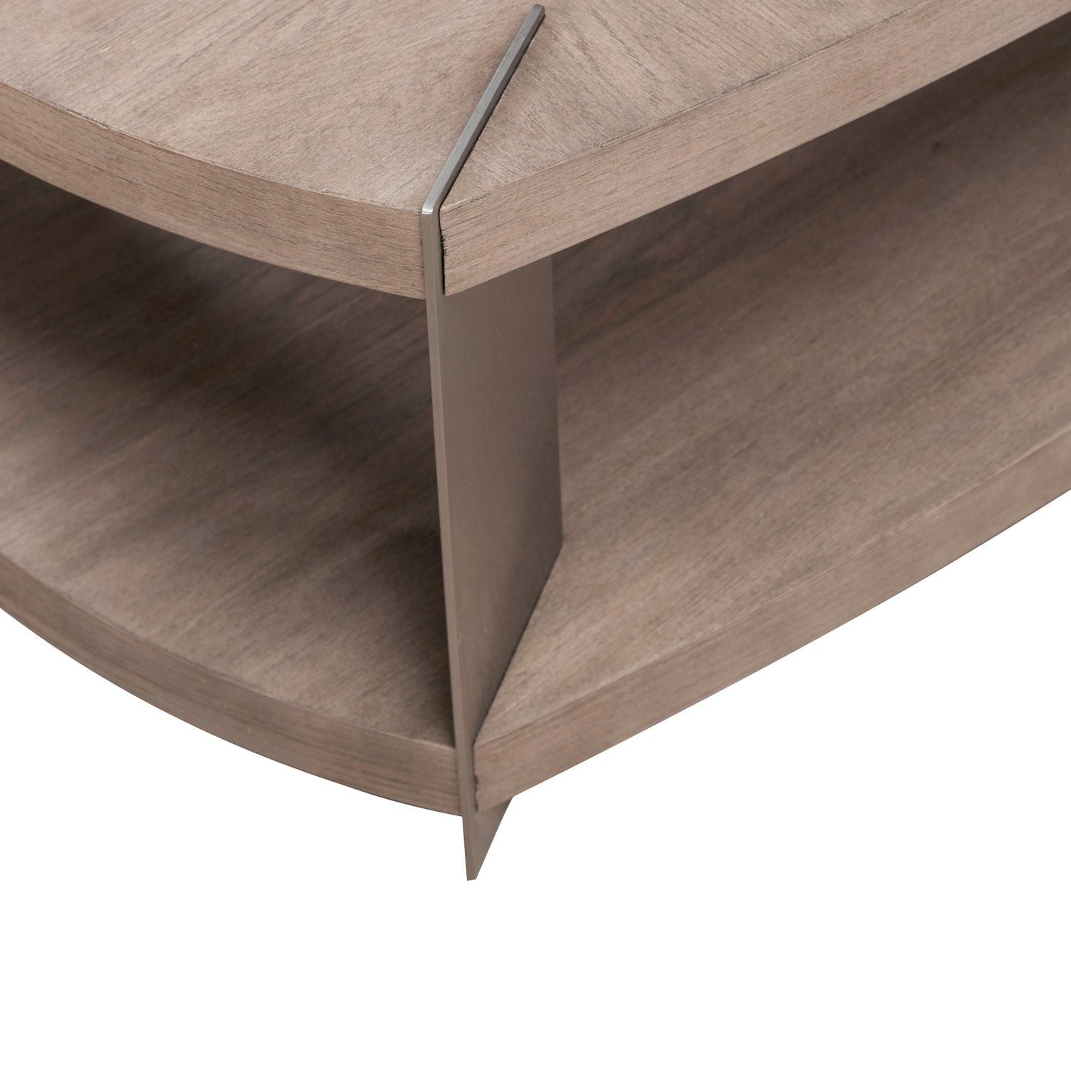 Harlow - Oval Cocktail Table - Light Brown - Hornell Furniture Outlet