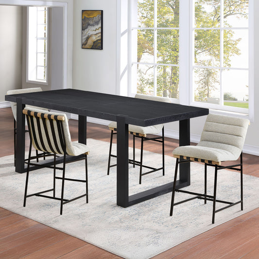 Yves - Counter Table And 4 Nicco Chairs - Hornell Furniture Outlet