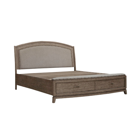 Avalon - Upholstered Storage Bed - Hornell Furniture Outlet