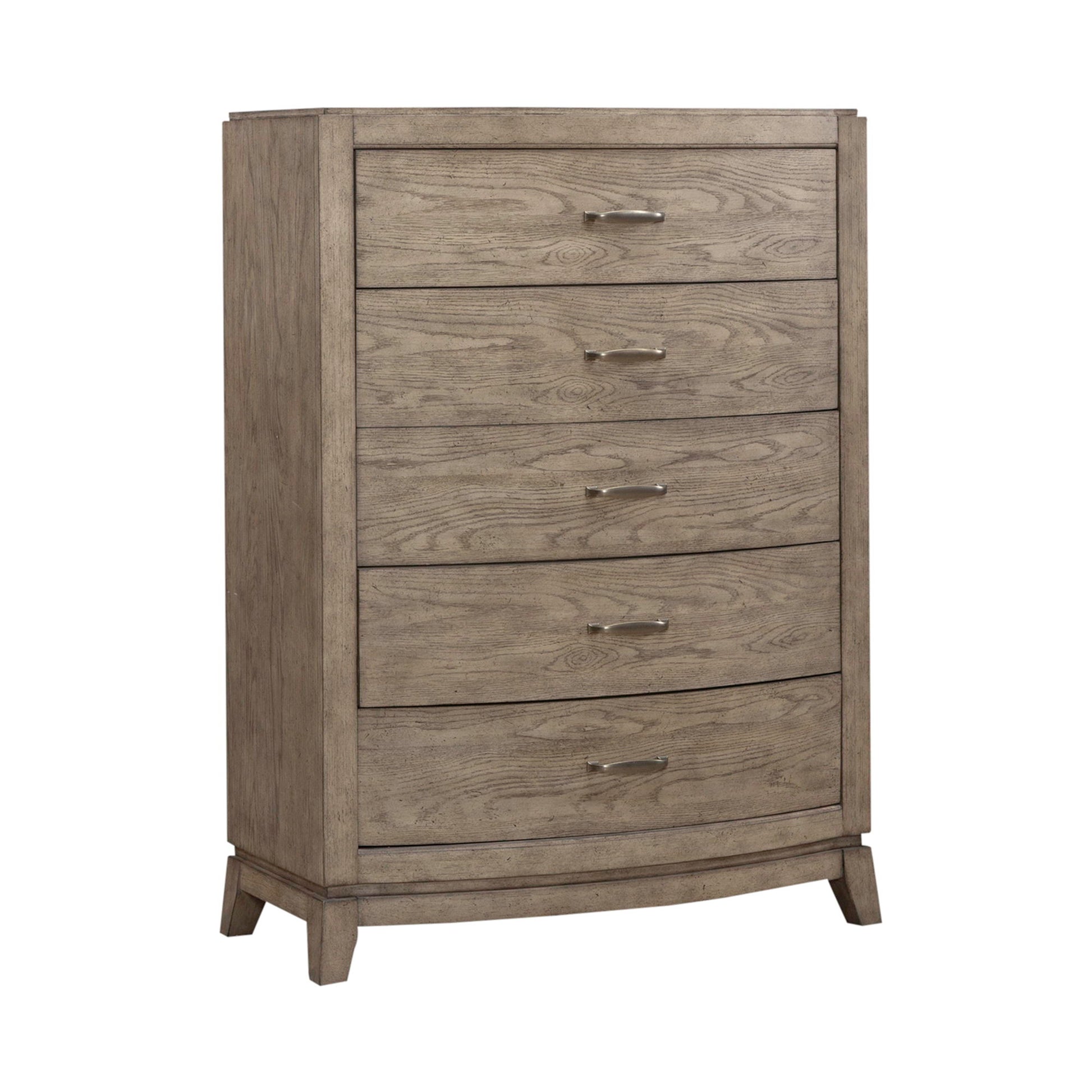 Avalon - 5 Drawer Chest - Burnished Beige - Hornell Furniture Outlet