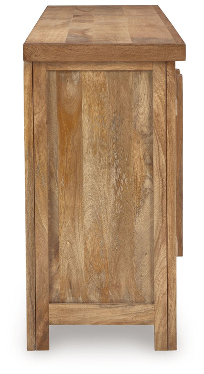 Dresor - Accent Cabinet - Natural - Hornell Furniture Outlet