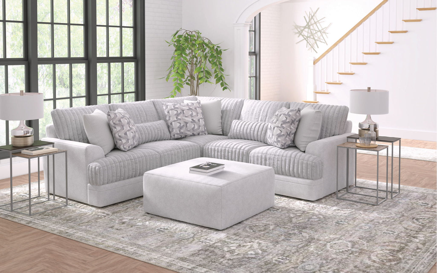 Titan - Cocktail Ottoman - Hornell Furniture Outlet