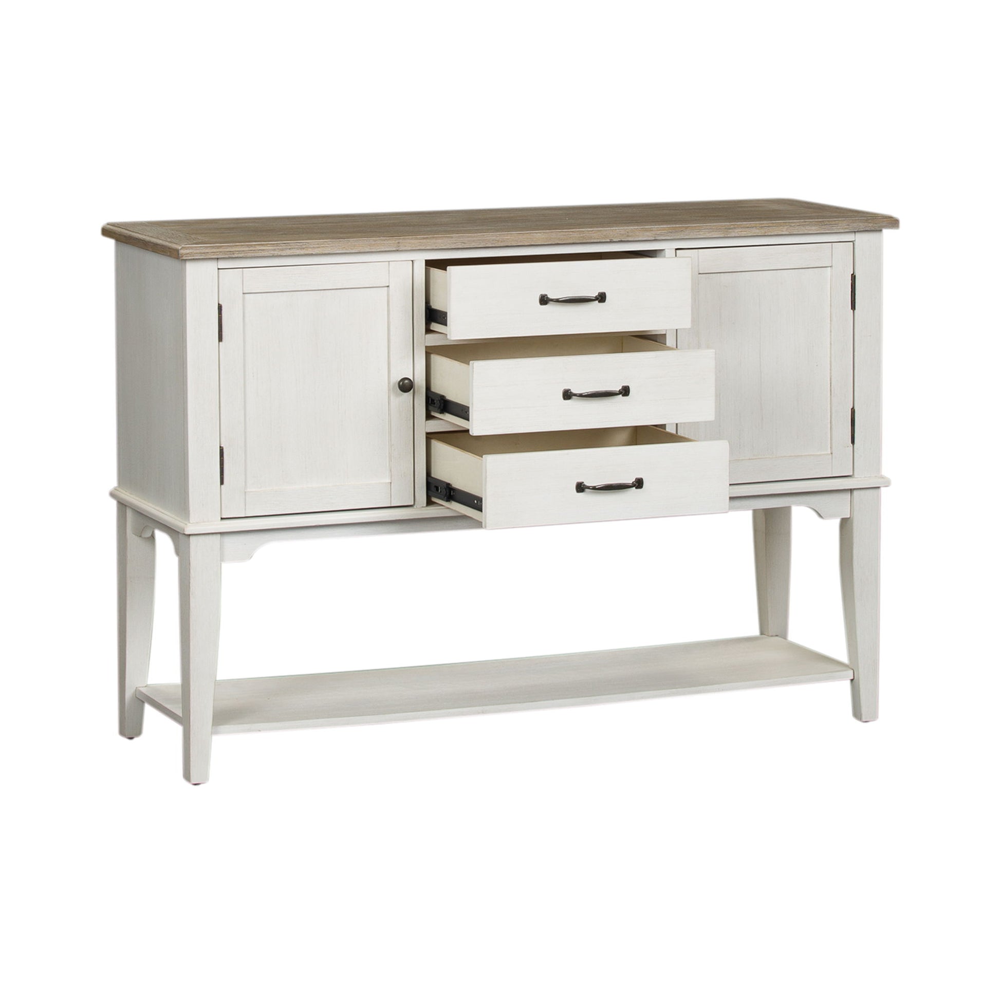Summerville - Server - White - Hornell Furniture Outlet