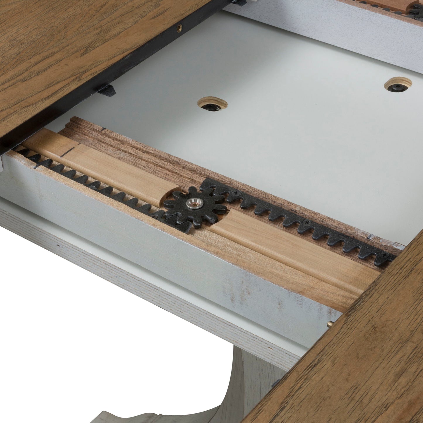 Farmhouse Reimagined - Pedestal Table - White - Hornell Furniture Outlet