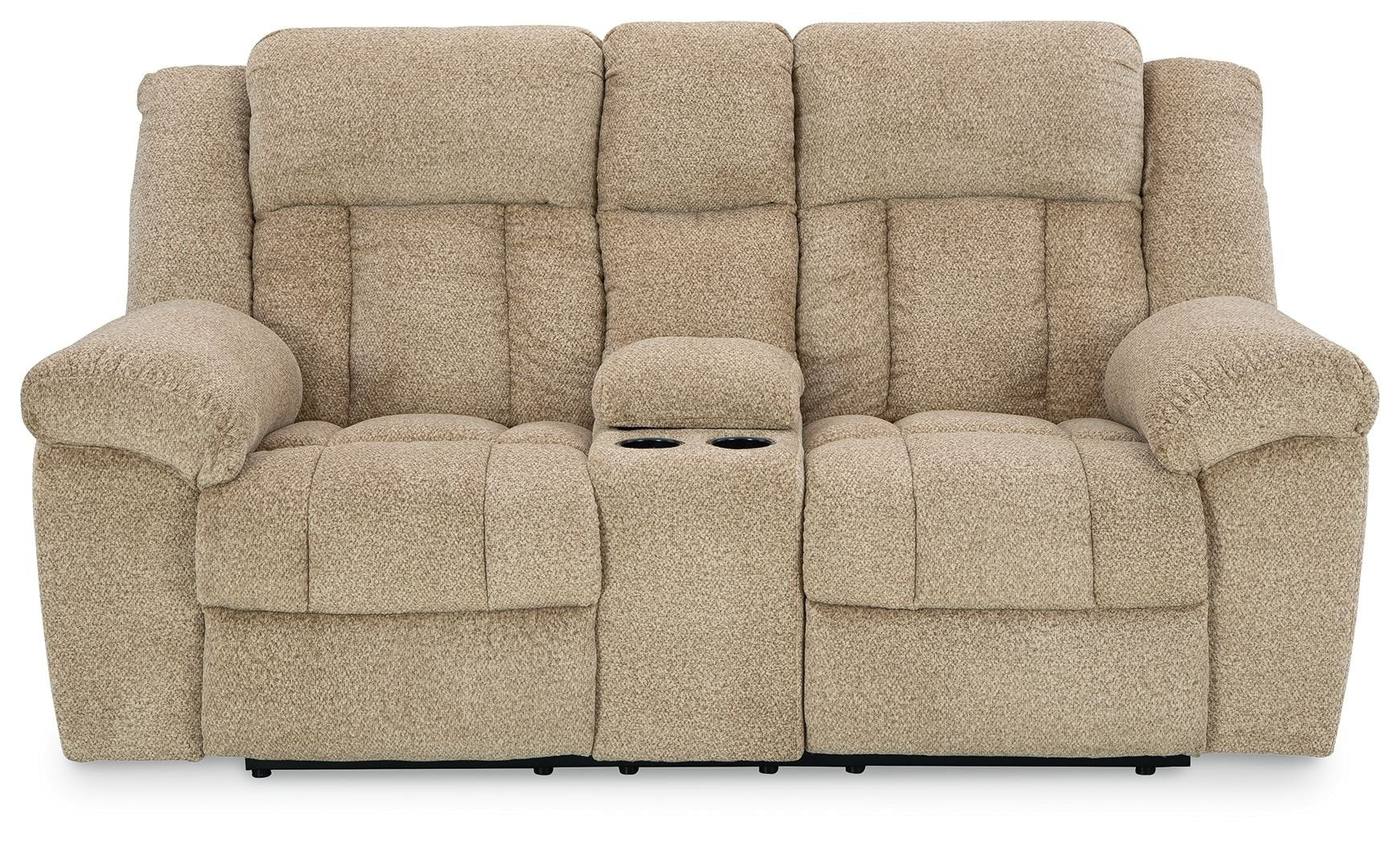 Tip - off - Power Reclining Loveseat With Console / Adj Headrest - Hornell Furniture Outlet