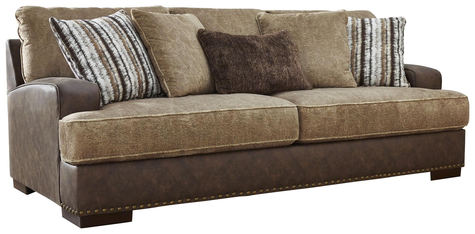 Alesbury - Chocolate - Sofa - Hornell Furniture Outlet