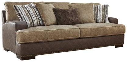 Alesbury - Chocolate - Sofa - Hornell Furniture Outlet