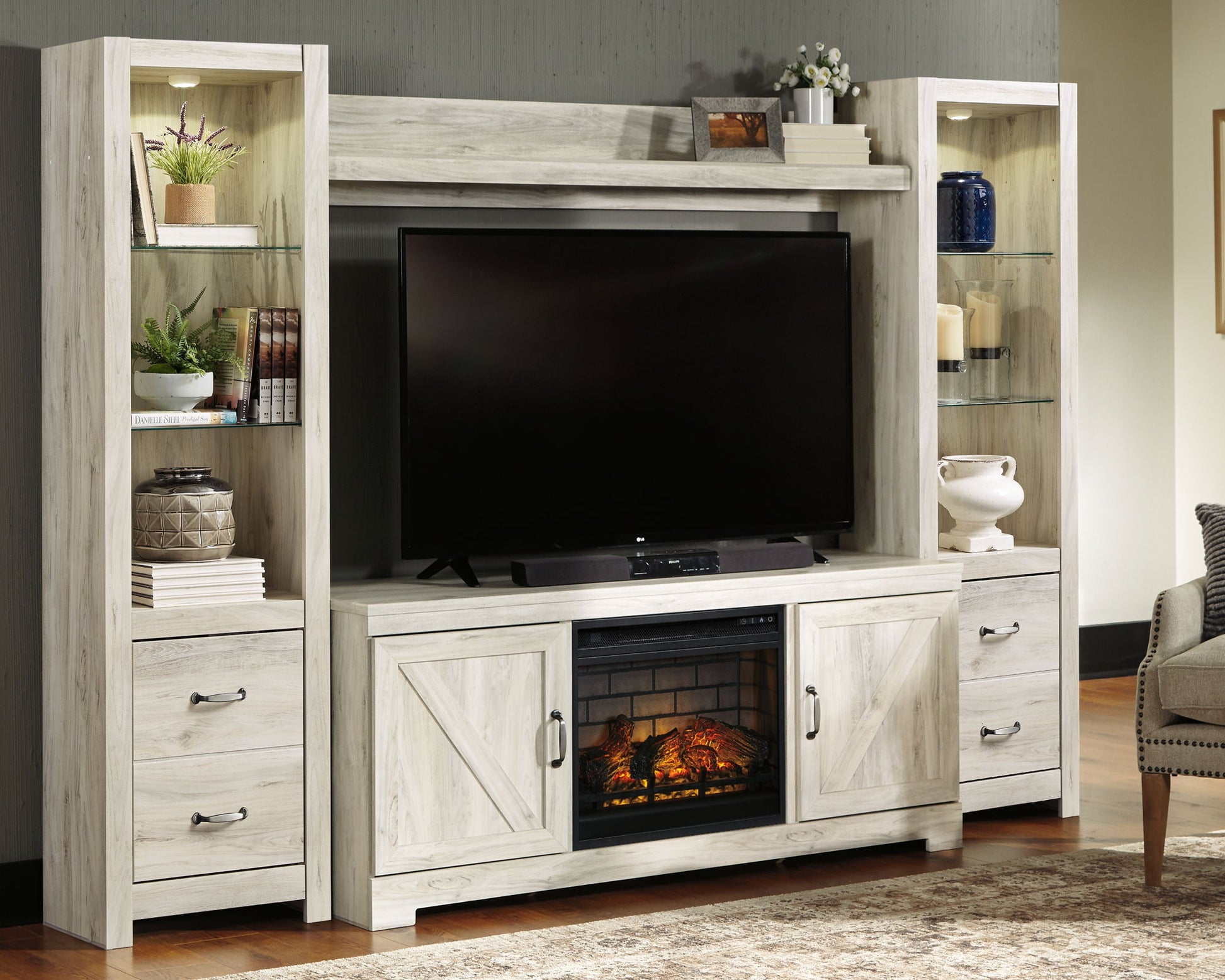 Bellaby - Entertainment Center - Hornell Furniture Outlet