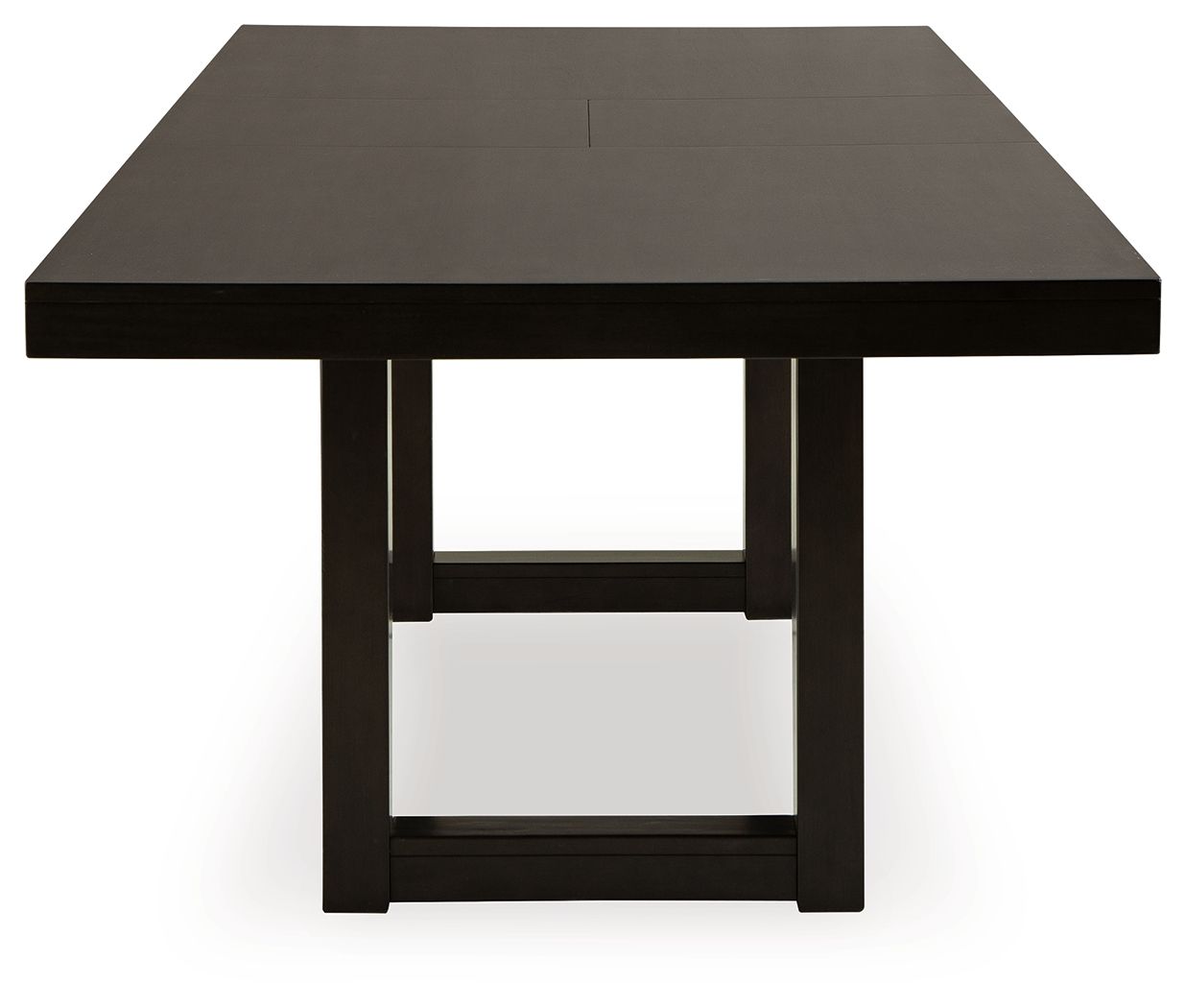 Neymorton - 7 Pc. - Rectangular Extension Table, 6 Side Chairs - Dark Grayish Brown - Hornell Furniture Outlet
