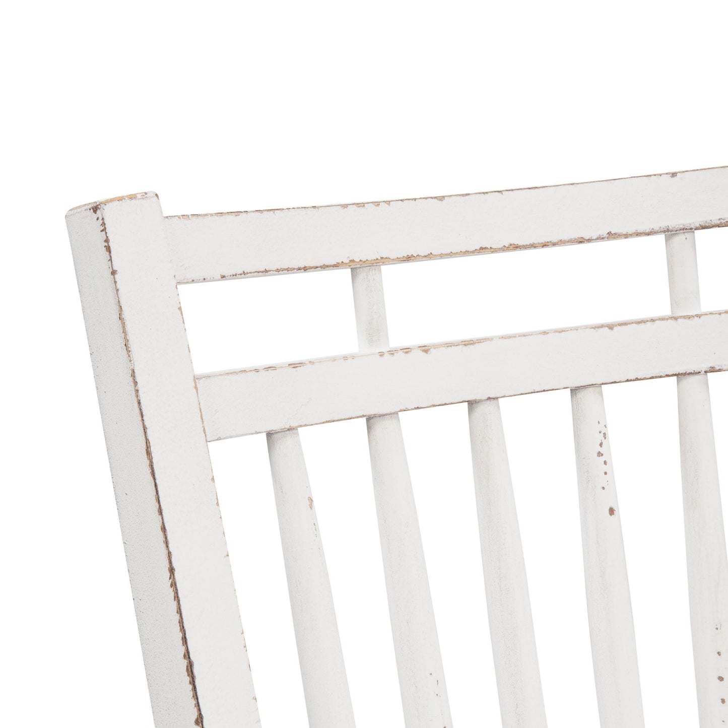Magnolia Manor - Spindle Back Counter Chair - White - Hornell Furniture Outlet