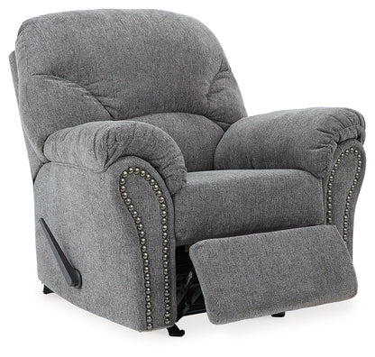 Allmaxx - Rocker Recliner - Pewter - Hornell Furniture Outlet