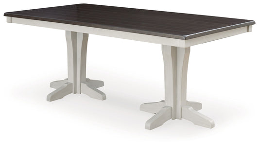 Darborn - Gray / Brown - Dining Table - Hornell Furniture Outlet