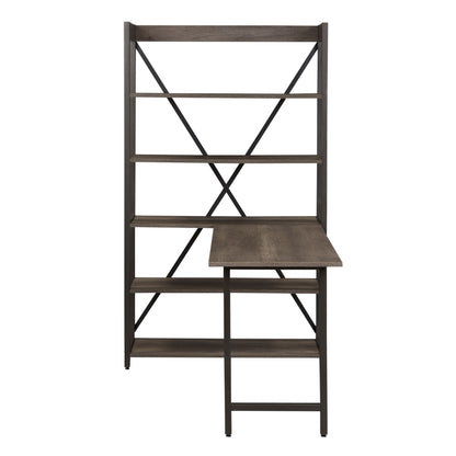 Tanners Creek - 2 Piece Home Office Set (Desk And Bookcase) - Dark Gray - Hornell Furniture Outlet