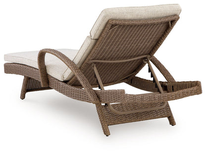 Laguna Heights - Chaise Lounge With Cushion - Beige - Hornell Furniture Outlet