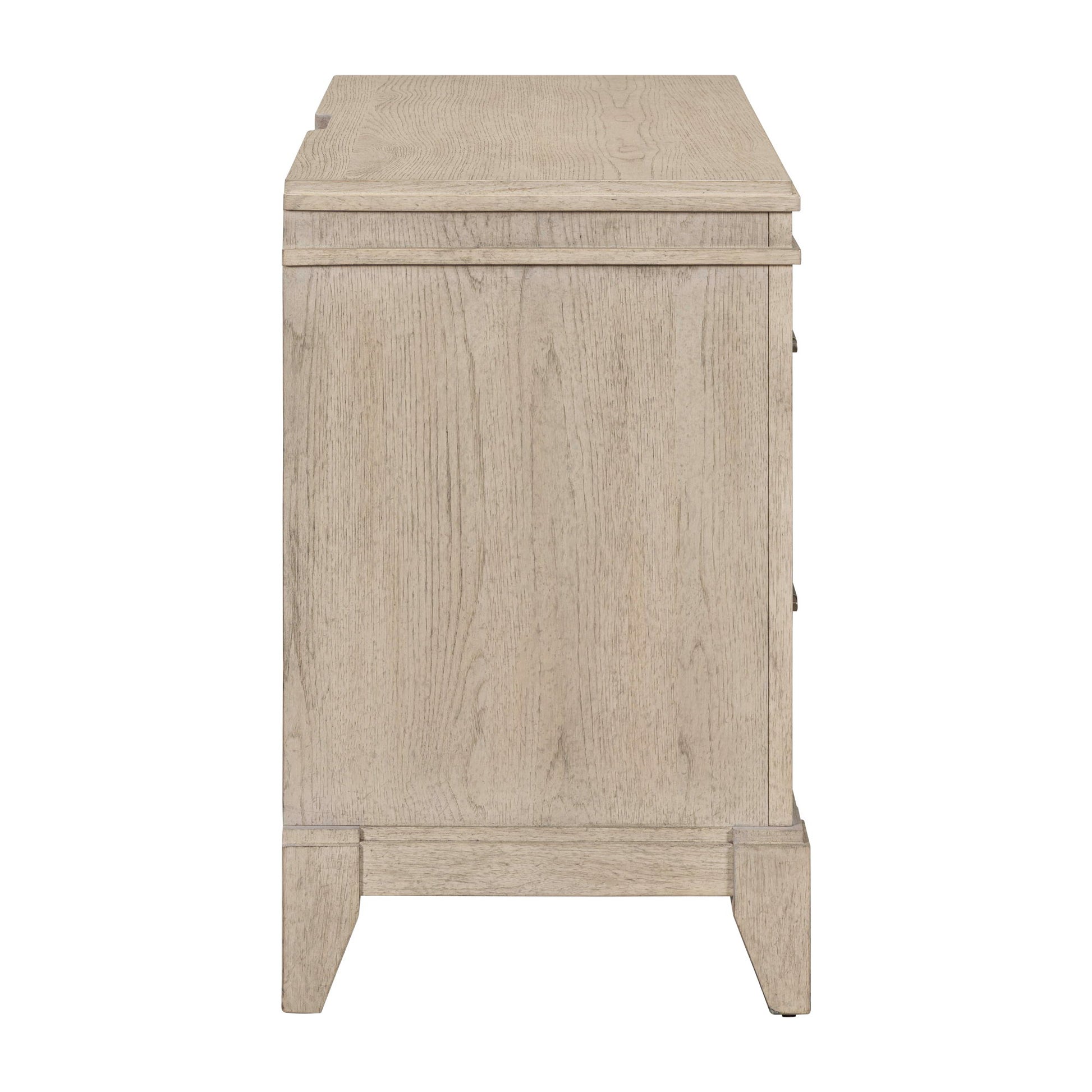 New Haven - Nightstand With Charging Station - White - Hornell Furniture Outlet
