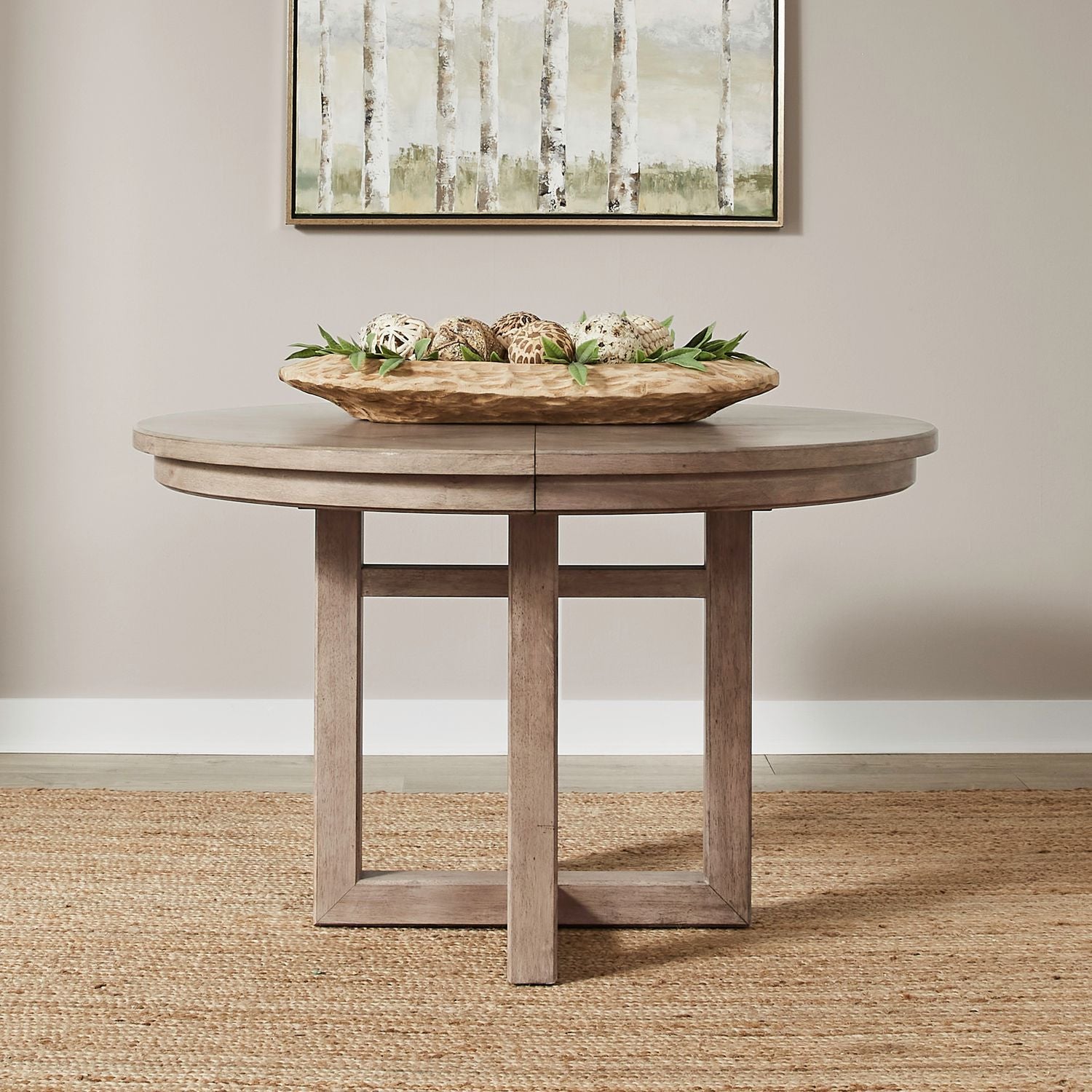 Proximity Place - Pedestal Table - Brown - Hornell Furniture Outlet