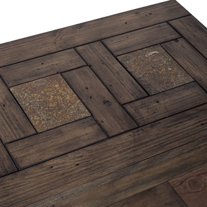 Arrowcreek - Chair Side Table - Dark Brown - Hornell Furniture Outlet