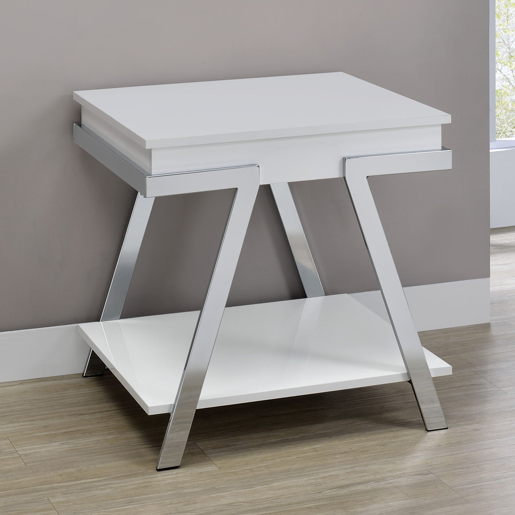 Zena - End Tables - White - Hornell Furniture Outlet