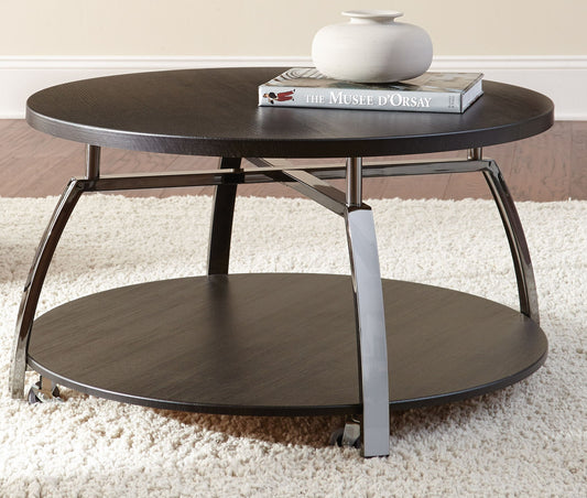 Coham - Cocktail Table - Brown - Hornell Furniture Outlet