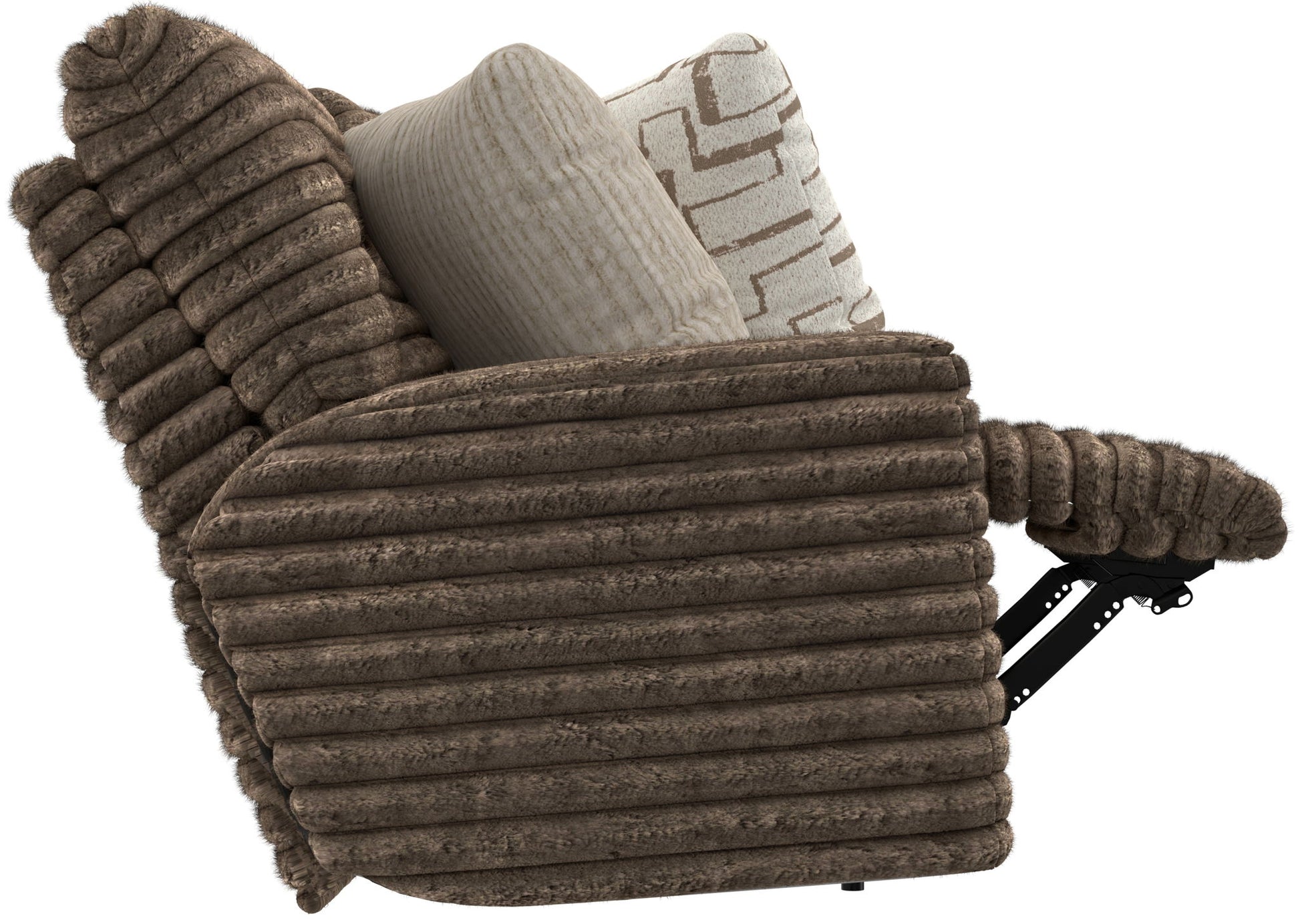 Lynx - Power Reclining Console Loveseat With Zero Gravity - Hornell Furniture Outlet