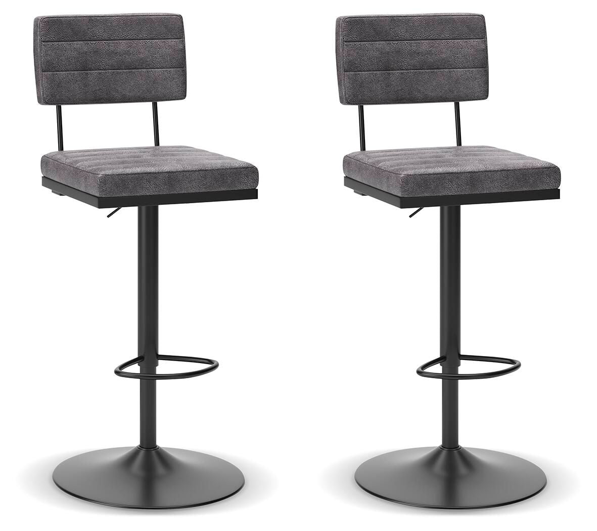 Strumford - Tall Swivel Barstool (Set of 2) - Hornell Furniture Outlet