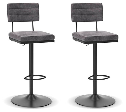 Strumford - Tall Swivel Barstool (Set of 2) - Hornell Furniture Outlet