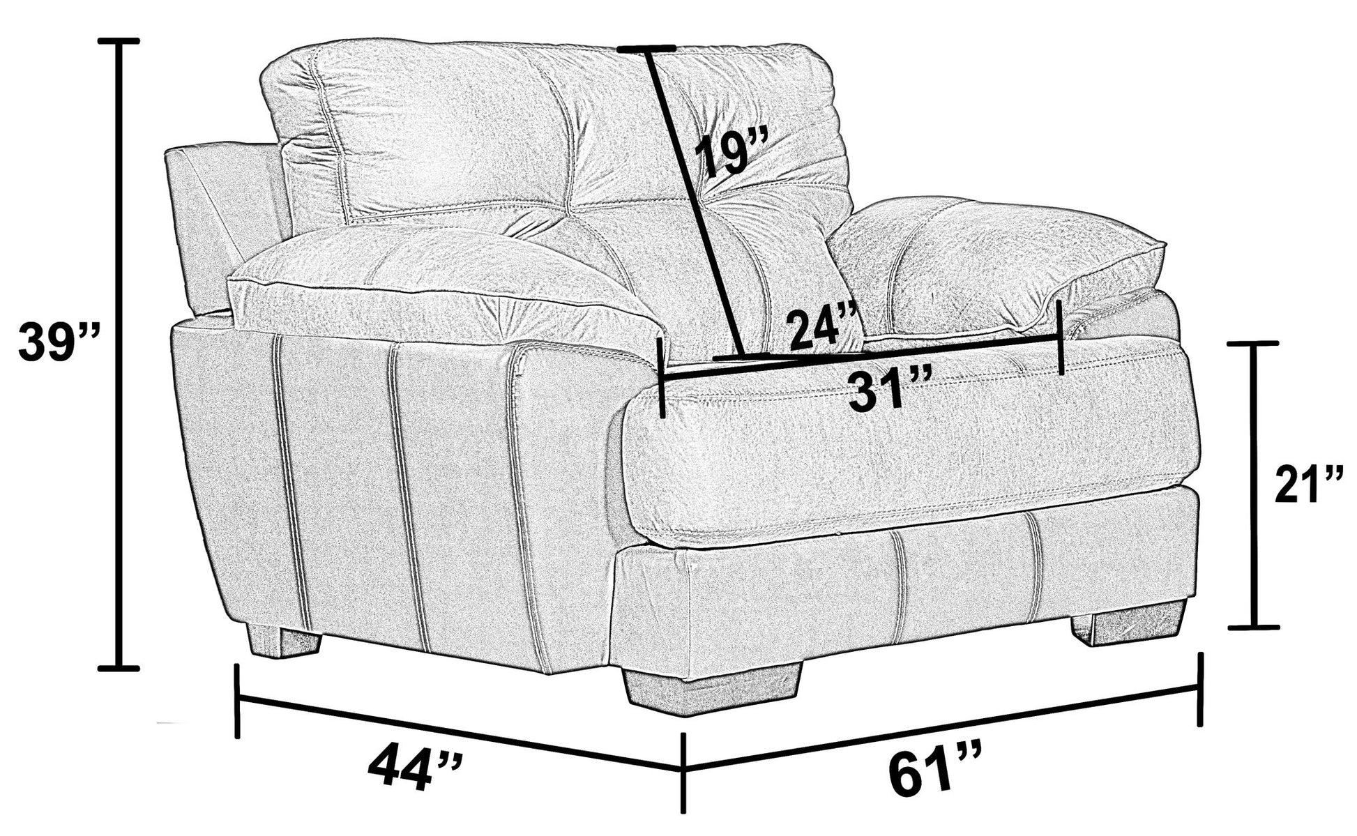 Drummond - Chair 1/2 - Hornell Furniture Outlet